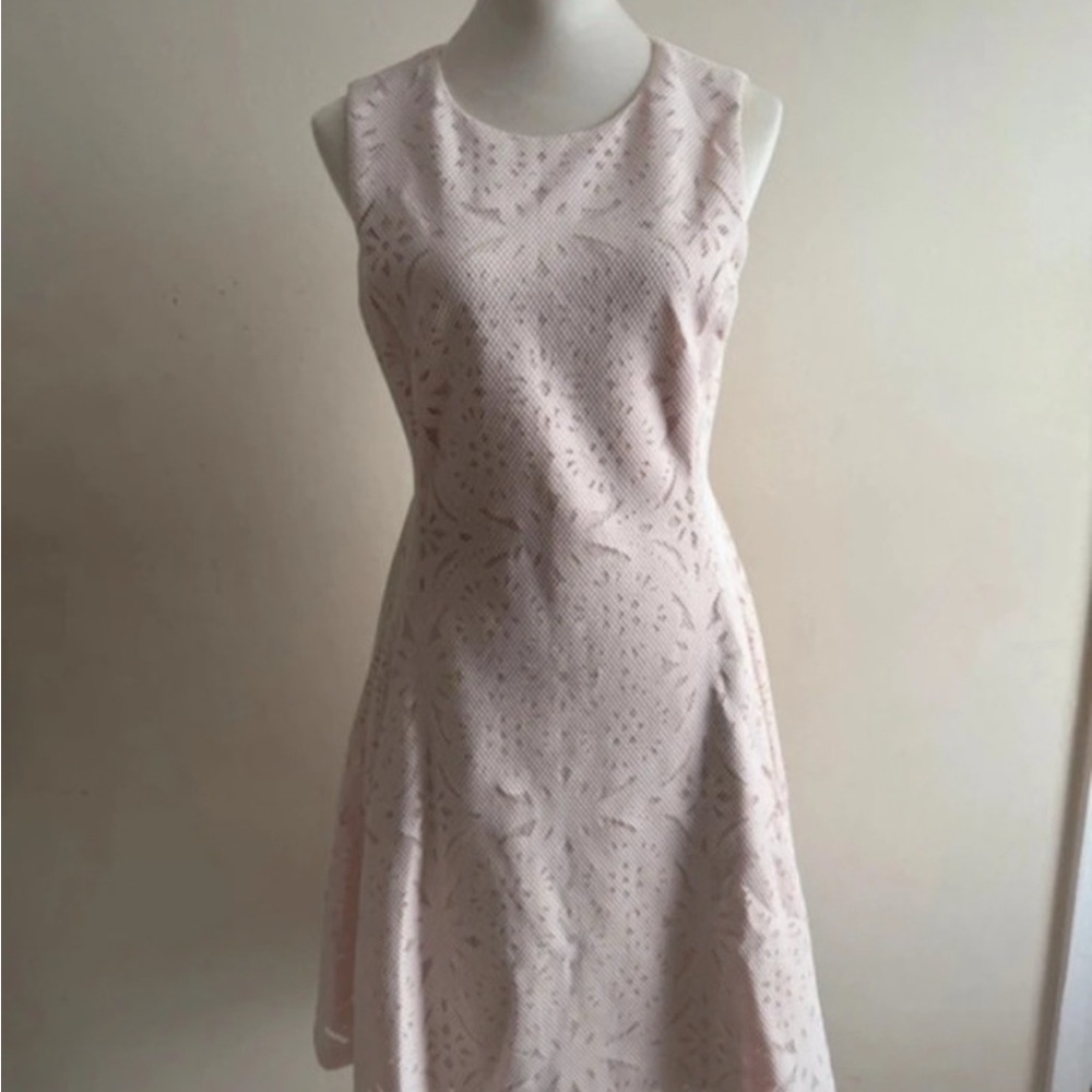 DKNY Elegant Pink Lace Dress
